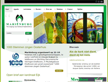 Tablet Screenshot of marienburgvereniging.nl